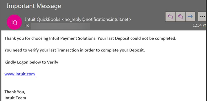 PHISHING EMAIL: Important Message